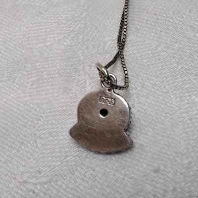 Antique Carnelian 18" 925 Necklace