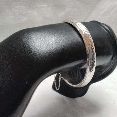 Vintage IMA Engraved Design Chain Clasp Bracelet