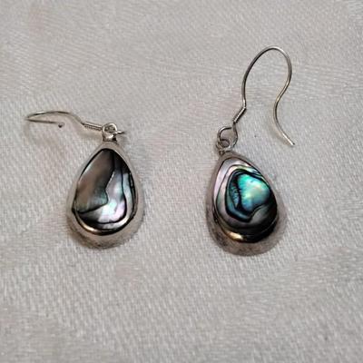 Navajo Handmade Abalone 925 Earrings