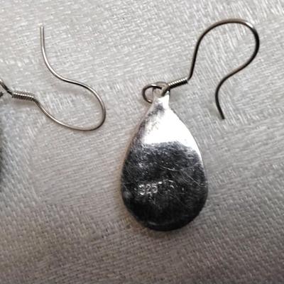 Navajo Handmade Abalone 925 Earrings