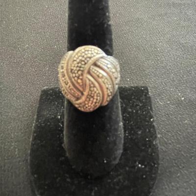 TWISTED STERLING SILVER RING