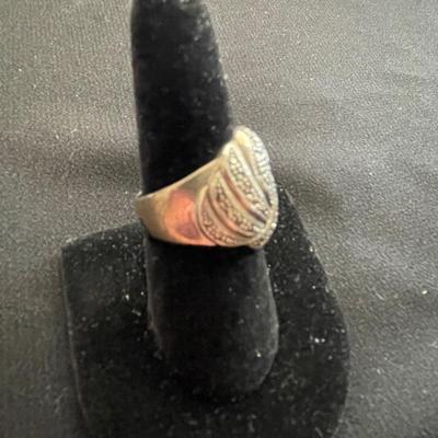 TWISTED STERLING SILVER RING