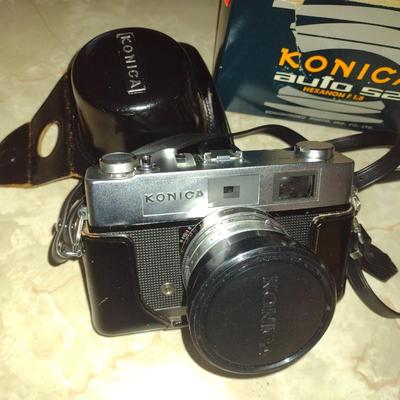 Vintage Konica Hexanon F 1.8 Auto 52MM Camera with Box