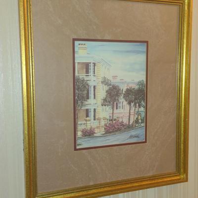 Framed Art Print Charleston by Gordon Wheeler (Hall)