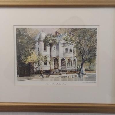 Framed Art Print Charleston by Emerson (Hall)