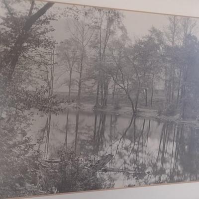Framed Photograph 1915 in Tortoise Shell Finish Frame
