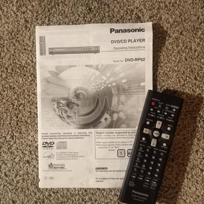 PANASONIC DVD/CD PLAYER WITH REMOTE AND IINSIGNIA CONVERTER BOX