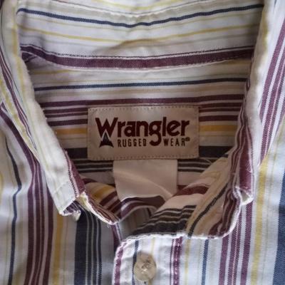 WRANGLER MENS NAME BRAND LONGSLEEVE SHIRTS