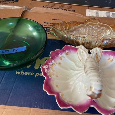 Antique collectible dishes
