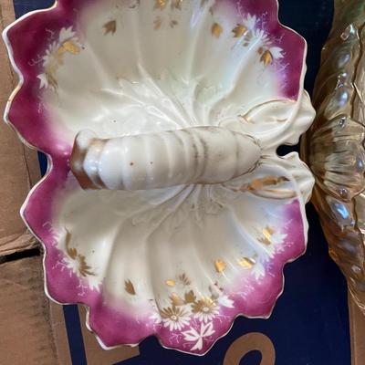 Antique collectible dishes