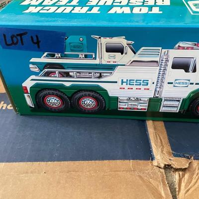 Hess trucks in box. Never opened