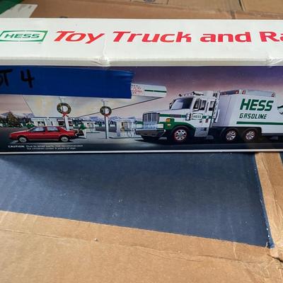 Hess trucks in box. Never opened