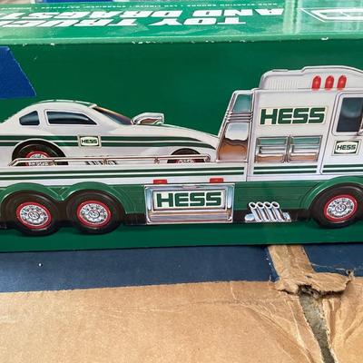 Hess trucks in box. Never opened