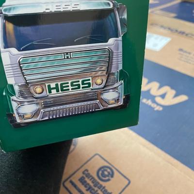 Hess trucks in box. Never opened