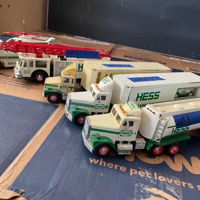 Hess trucks slightly used (no boxes)