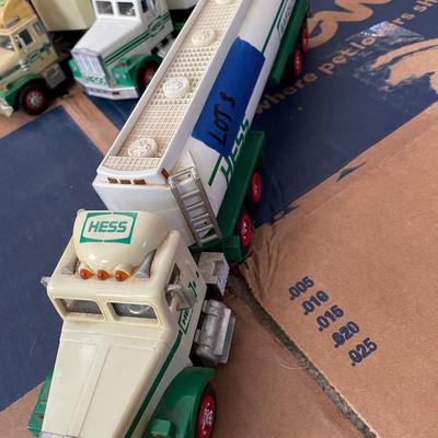 Hess trucks slightly used (no boxes)