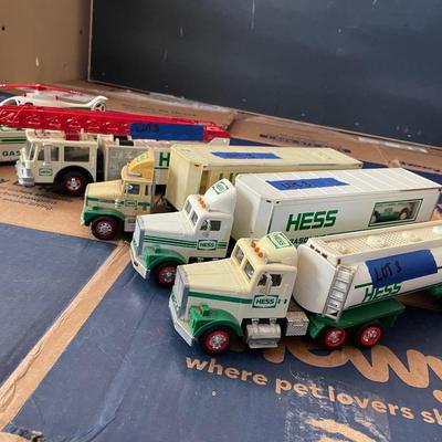 Hess trucks slightly used (no boxes)