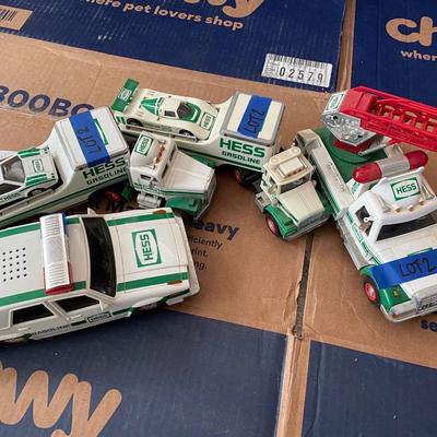 Slightly used Hess Trucks ( no boxes)