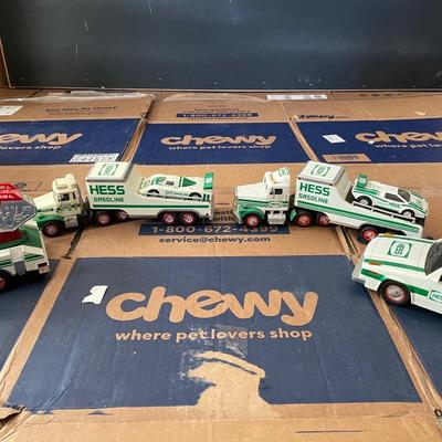 Slightly used Hess Trucks ( no boxes)