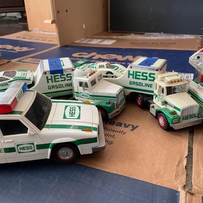 Slightly used Hess Trucks ( no boxes)