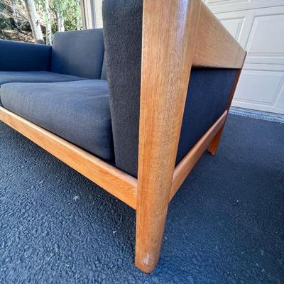 Vintage MCM Couch Danish Teak Style Mid Century Modern