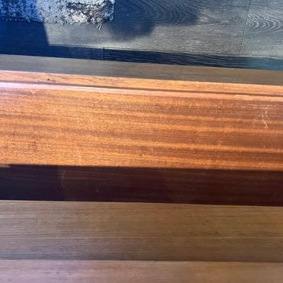 1960's Danish Teak Drop Front Dresser Desk MCM Mid Century Modern