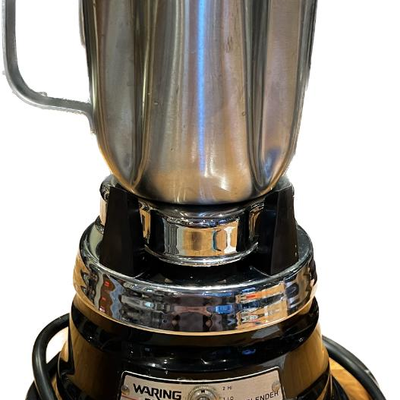 WARING PRO Classic Kitchen Blender Model 51BL27 Mid Century Modern Stainless Black