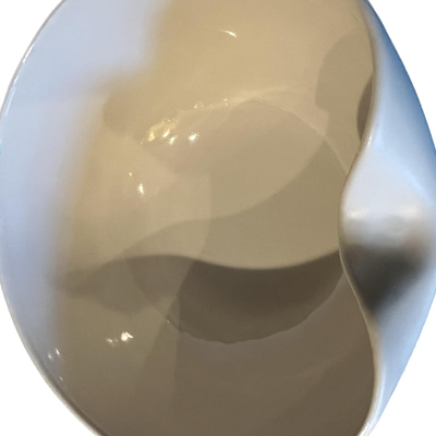 Vintage Tiffany Thumbprint Bowl Elsa Peretti White Made in USA With Original Tiffany Blue Box