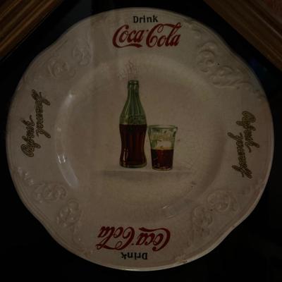 Vintage 1931 Edwin Knowles Drink Coca-Cola Lunch Plate Refresh Yourself