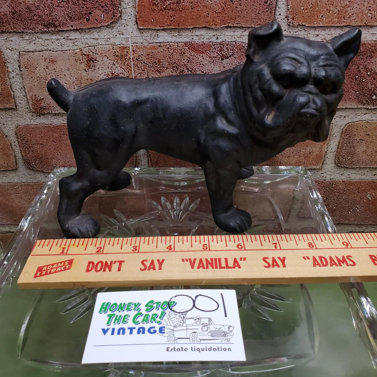 Cast Iron Bulldog Piggy Bank