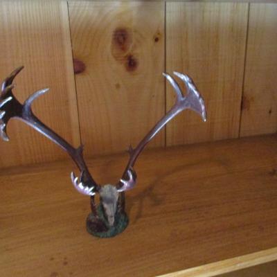 Bronze Moose Antlers with Artist Stamp