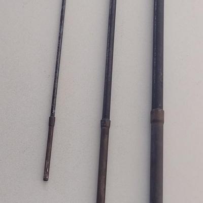 Vintage Otto Steel Rod Fishing Pole