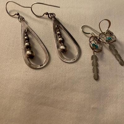 Silver Earrings, Pendant and 925 Rings (K-TF)