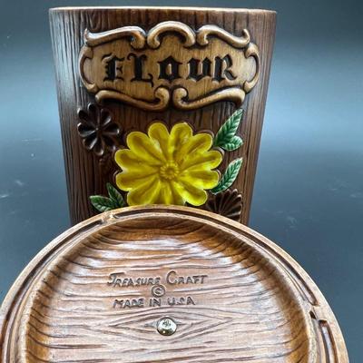 TREASURE CRAFT CERAMIC CANISTER SET