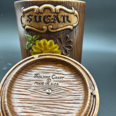 TREASURE CRAFT CERAMIC CANISTER SET