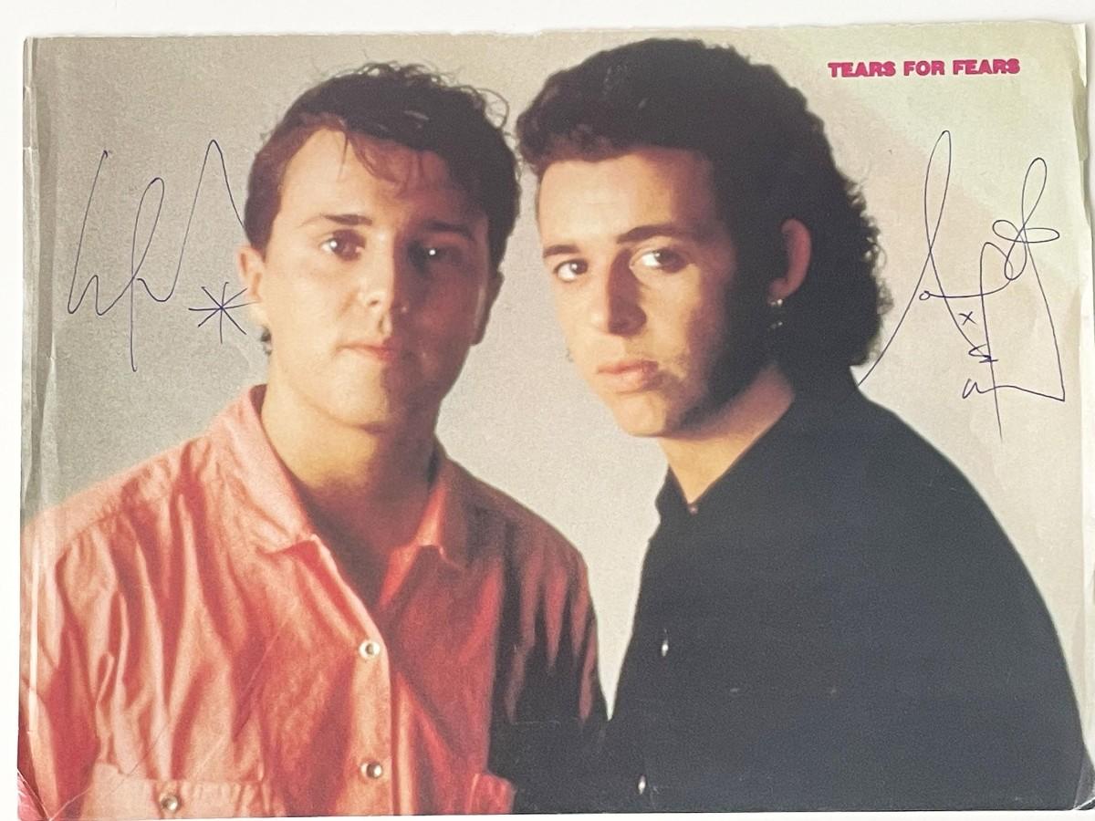 Tears for Fears band signed photo