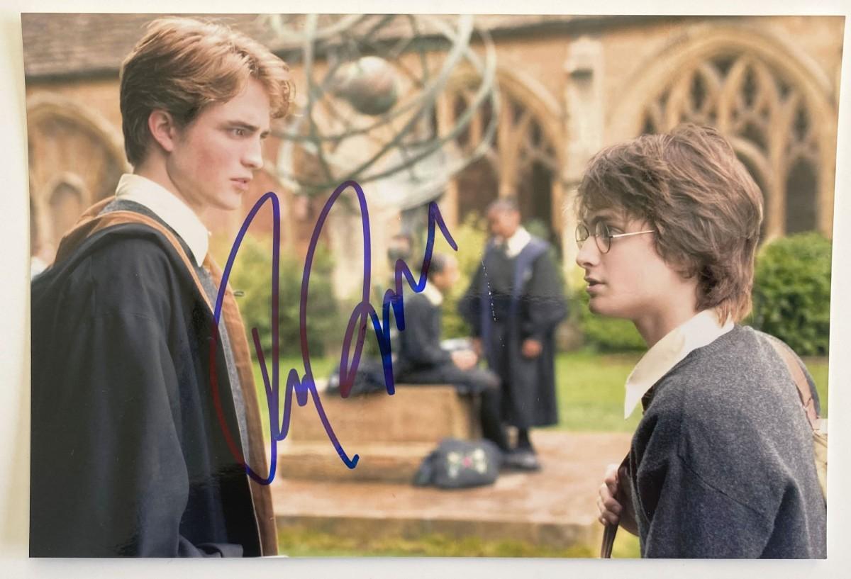 Harry Potter Robert Pattinson signed movie photo