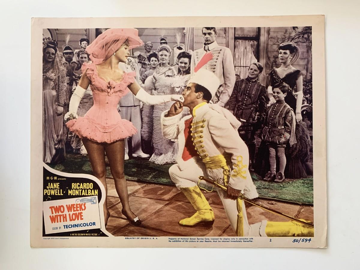Two Weeks With Love Original 1950 Vintage Lobby Card EstateSales Two weeks with love original 1950 vintage lobby card estatesales