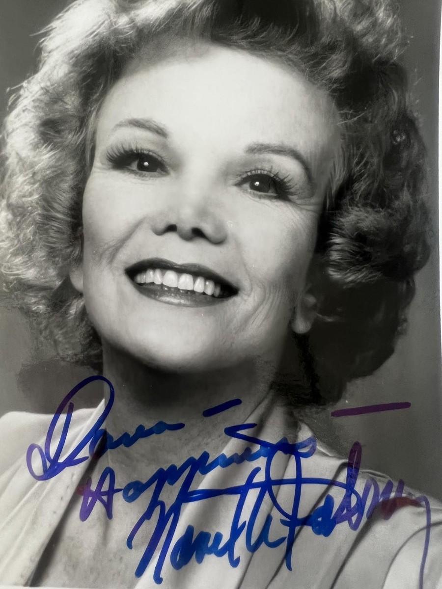Nanette Fabray signed photo | EstateSales.org