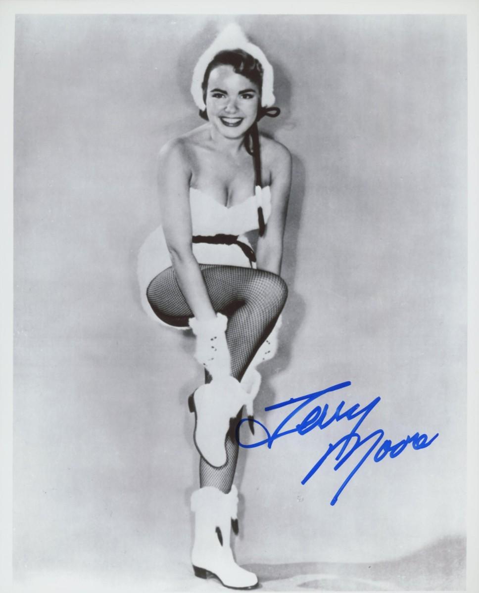 Terry Moore signed photo EstateSales
