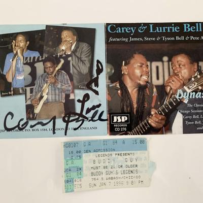 Carey Bell Dynasty signed CD Cover