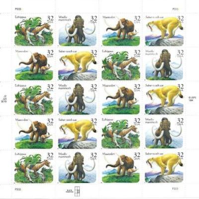 Prehistoric Animals Stamps