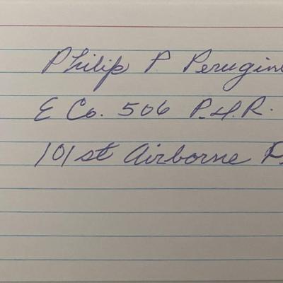 Philip P. Perugini Signature
