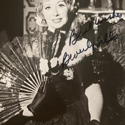 Beverly Sills signed photo