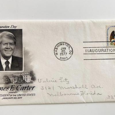 Jimmy Carter Inauguration Day Cover 