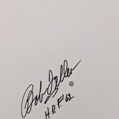 MLB Hall Of Famer Bob Feller Autograph