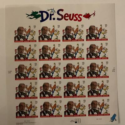 Dr Seuss Stamp Set