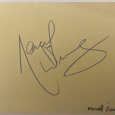 Marcel Dionne original signature