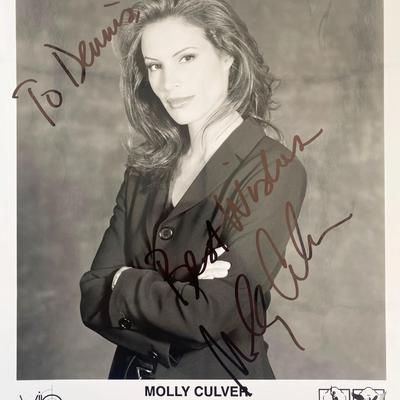 V.I.P. Molly Culver signed photo