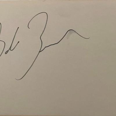 Robert Zemeckis original signature 